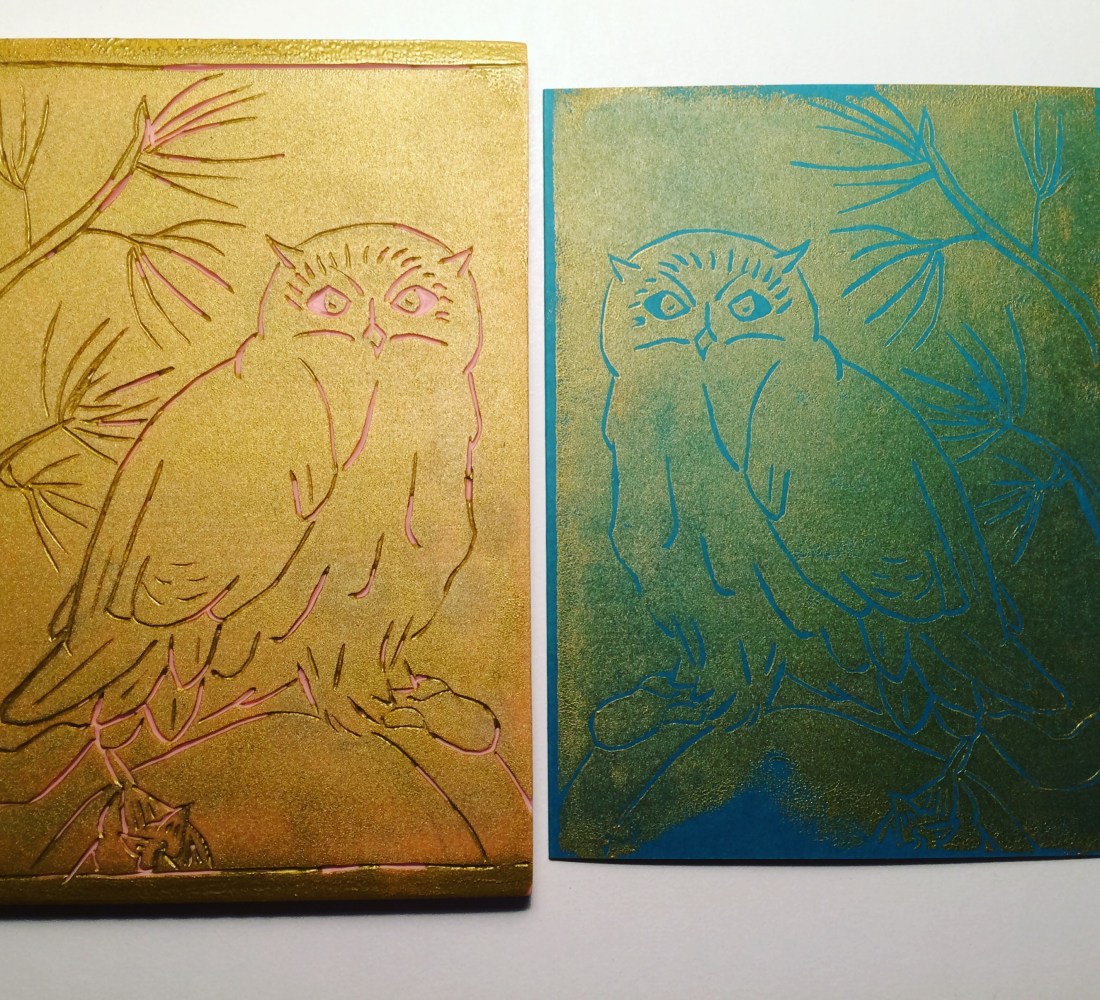 Owl Christmas Card 2017 Instagram